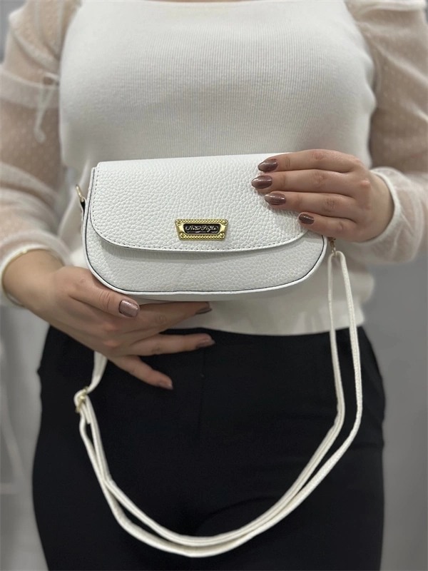 Beyaz cilt jessi çanta