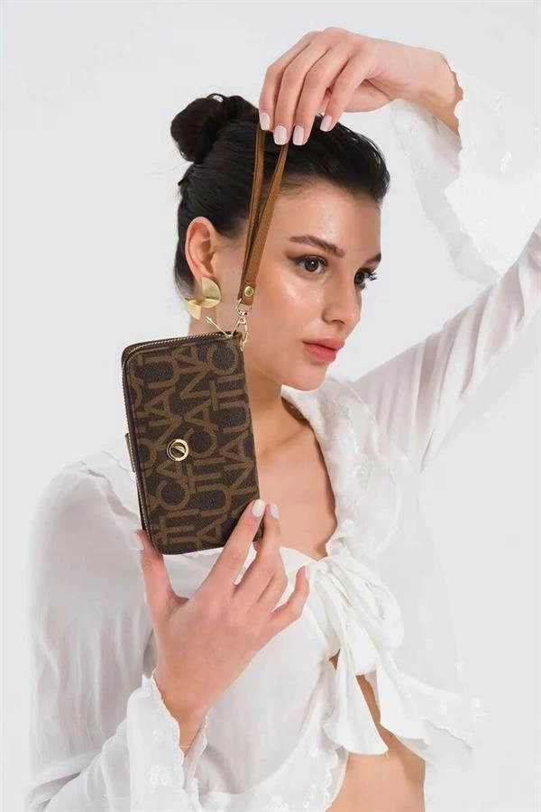 C7300T Bayan Portföy Çanta Kahve