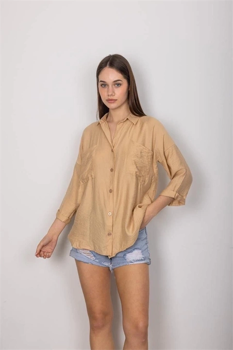 Cepli salaş gömlek t1010