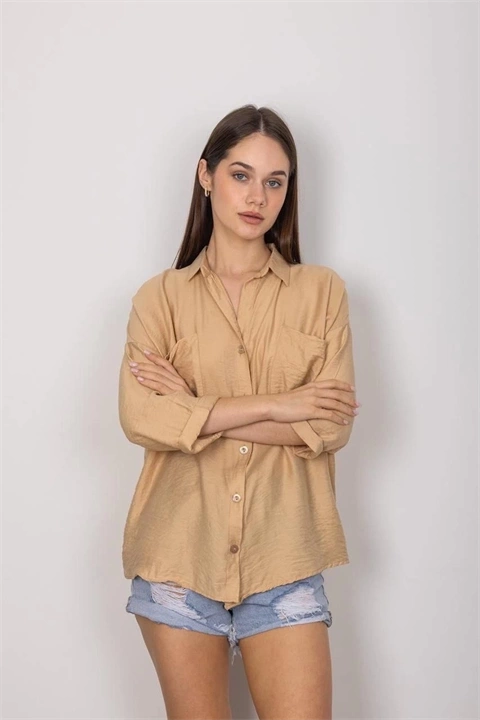 Cepli salaş gömlek t1010