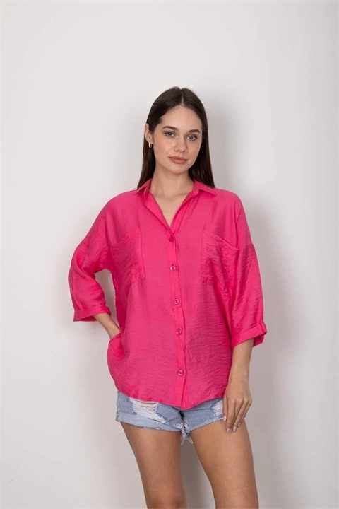 Cepli salaş gömlek t1010