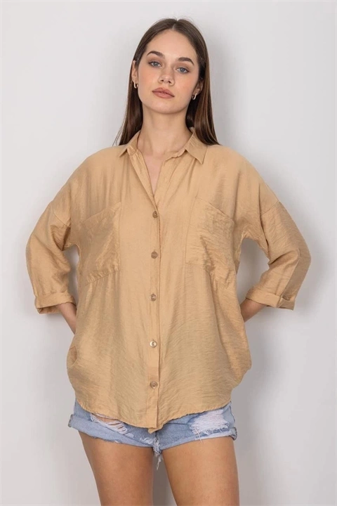 Cepli salaş gömlek t1010