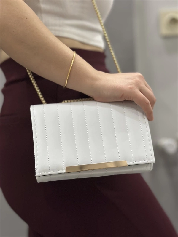 Cessi beyaz cilt çanta