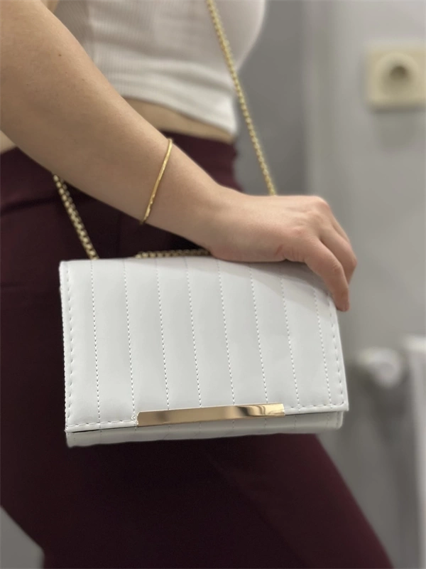 Cessi beyaz cilt çanta