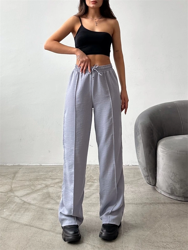 Çımalı Keten Pantolon