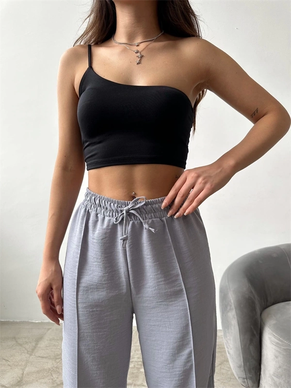 Çımalı Keten Pantolon