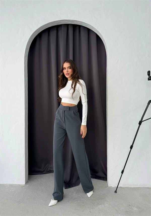 Cırtlı palazzo pantolon