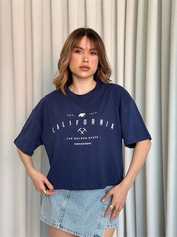 Clfrn Baskılı Kadın T-Shirt