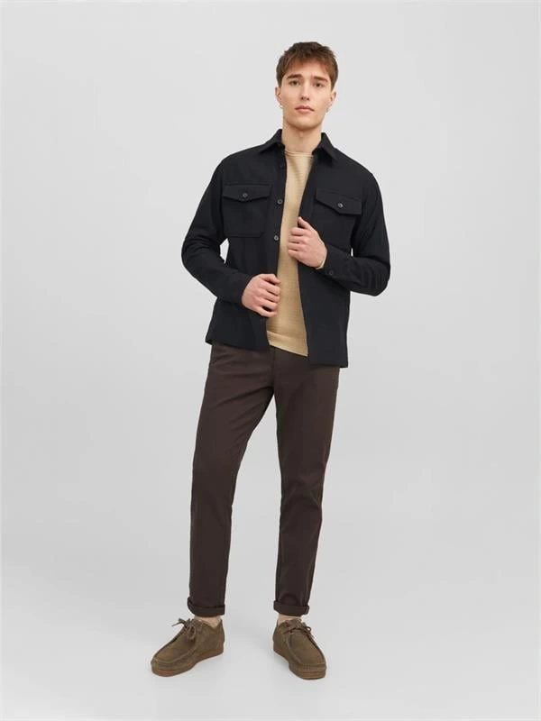 Comfort Fit Erkek Ceket Gömlek