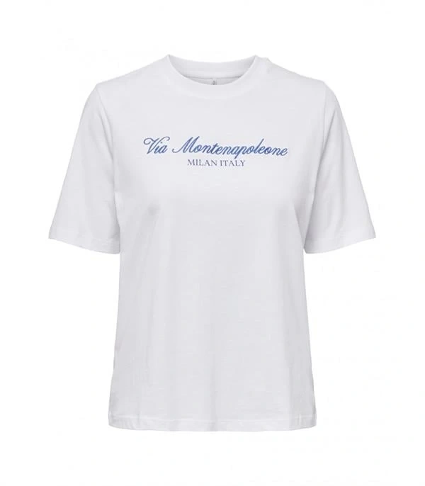 Comfort Fit Relax T-shirt  BEYAZ