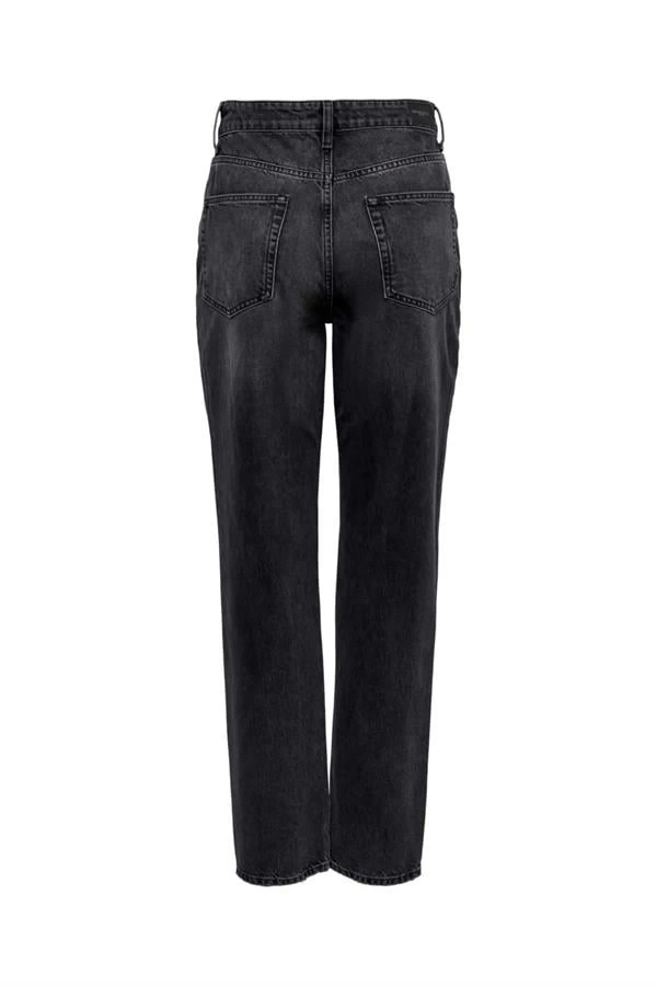 Diz Yırtmaçlı Straight Fit Jean