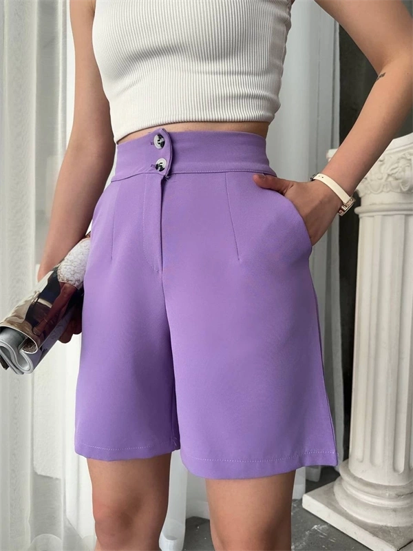 Düğmeli şort mdl24326