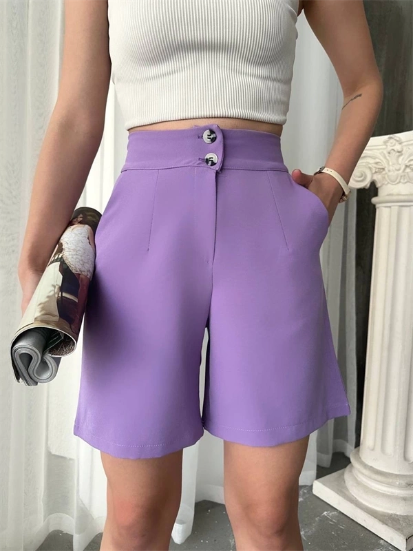 Düğmeli şort mdl24326