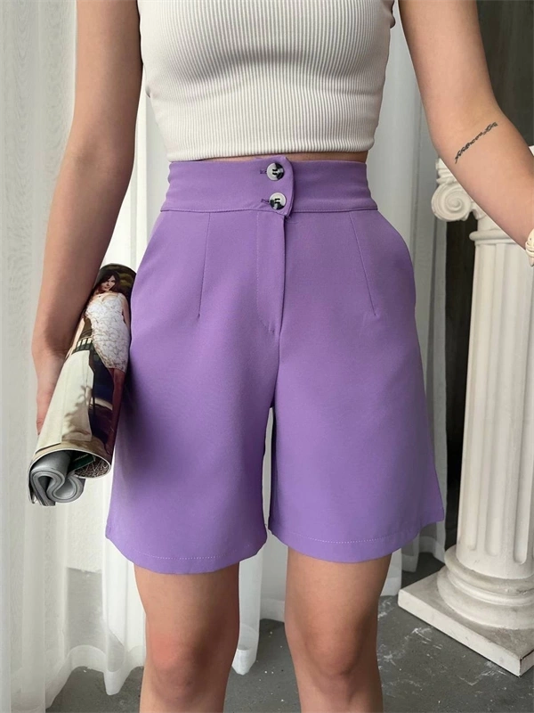 Düğmeli şort mdl24326