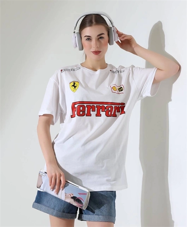 Fer Baskılı Kadın T-Shirt