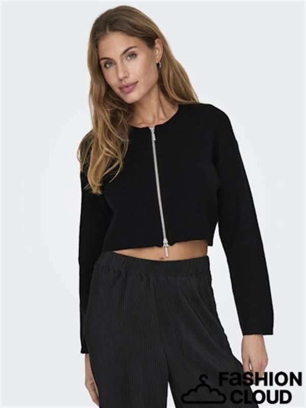 Fermuarlı Oversize Yeni Nesil Kadın Sweat