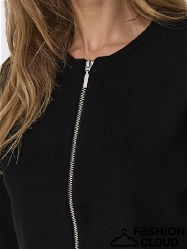 Fermuarlı Oversize Yeni Nesil Kadın Sweat