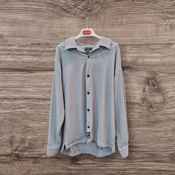 Fitilli Oversize Erkek Ceket Gömlek