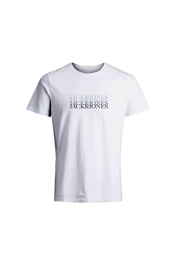Flu Logo Baskı Erkek T-Shirt