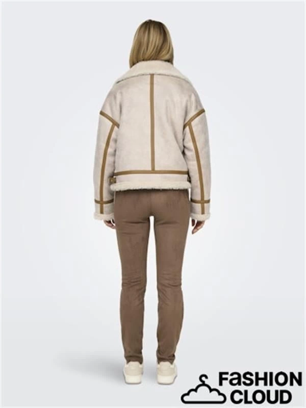 İçi Polar Su Geçirmez Nubuk Kadın Ceket