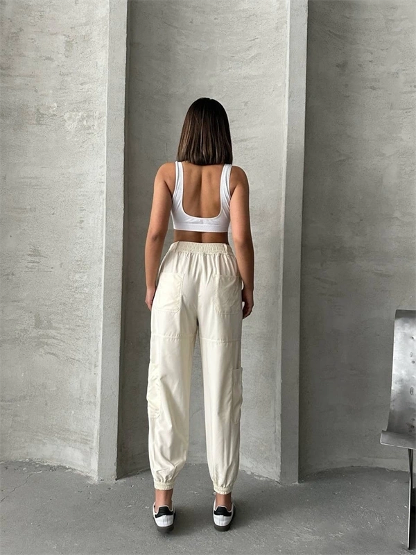 Jogger lastik paça pantolon