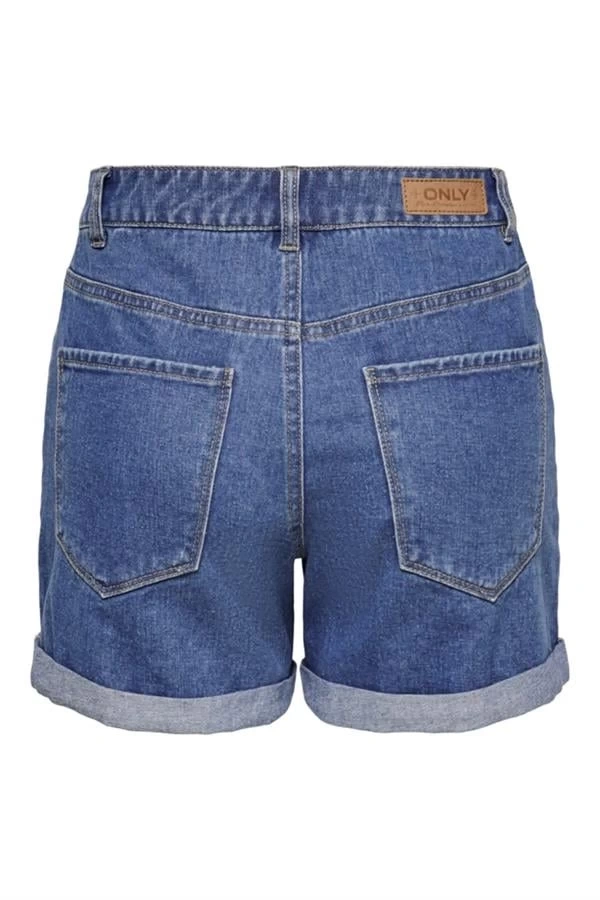 Kadın Onlvega Kot Şort Mom Shorts