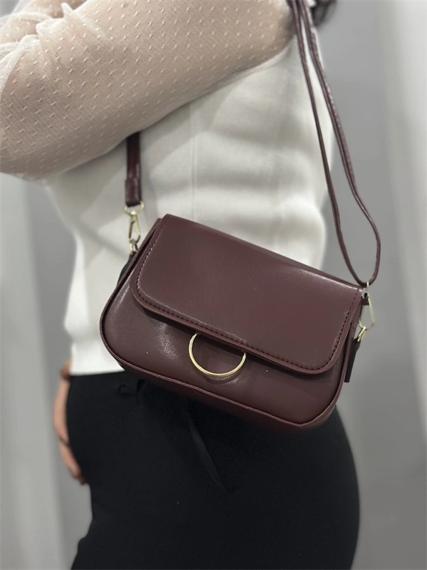 Kahve cilt mossi çanta