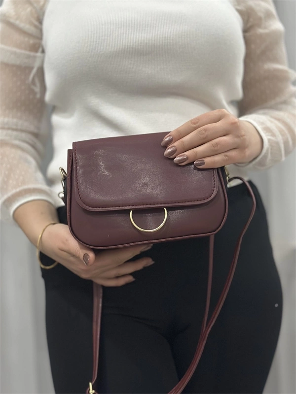 Kahve cilt mossi çanta