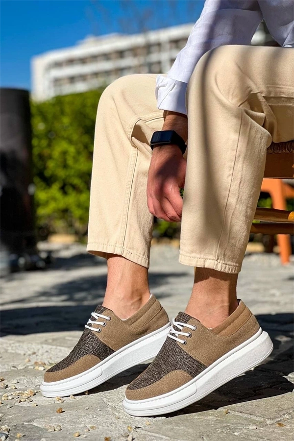 Kb-042  Kuback  Bağcıklı Taba Günlük Erkek Ayakkabı