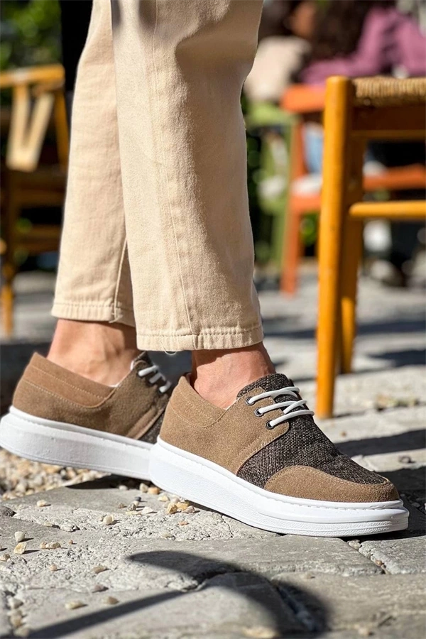 Kb-042  Kuback  Bağcıklı Taba Günlük Erkek Ayakkabı