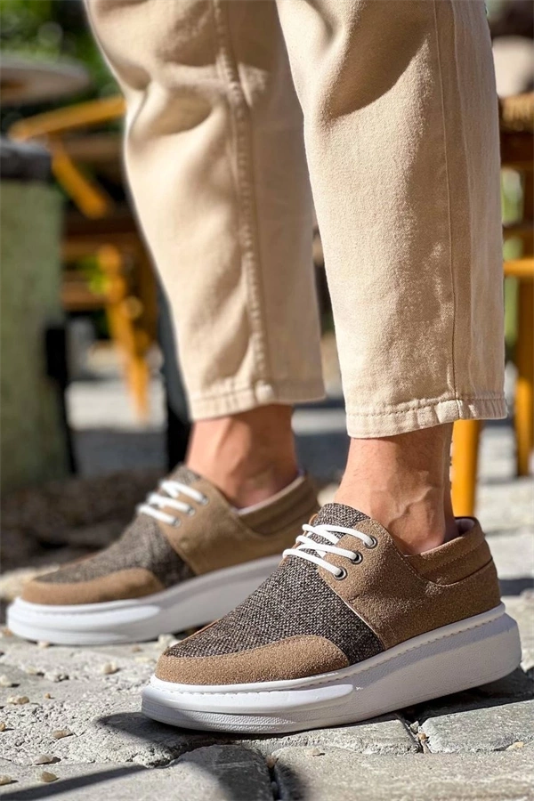 Kb-042  Kuback  Bağcıklı Taba Günlük Erkek Ayakkabı