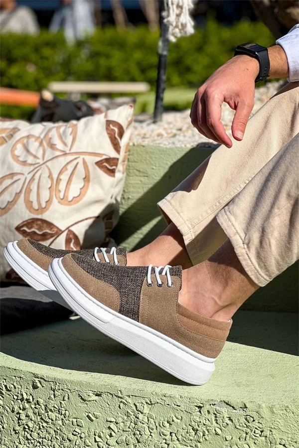 Kb-042  Kuback  Bağcıklı Taba Günlük Erkek Ayakkabı