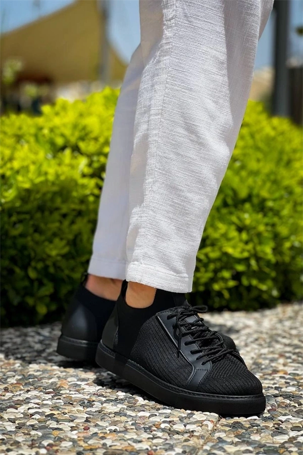 Kb-112  Kuback Siyah Siyah Tabantriko Bağcıklı  Günlük Erkek  Ayakkabı