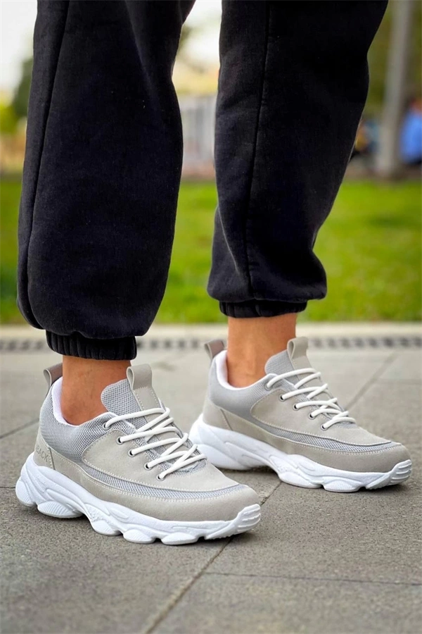 Kb-707  Kuback Taş Süet Yüksek Taban Bağcıklı Günlük Erkek Ayakkabı