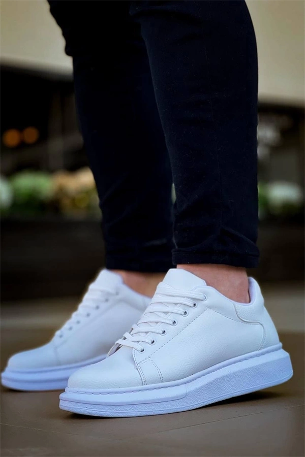 Kb-X500  Kuback Bağcıklı Beyaz  Günlük Erkek Ayakkabı