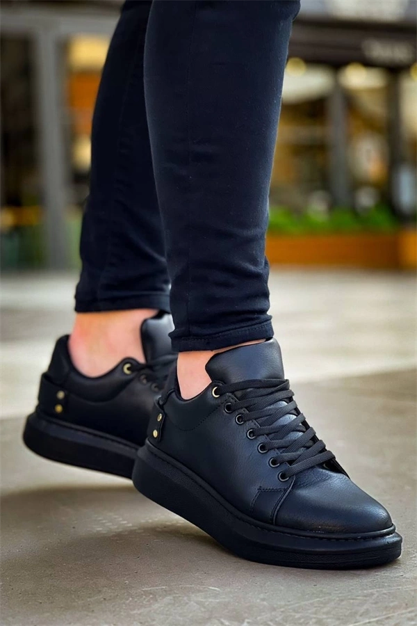 Kb047  Kuback Kömür Cilt Günlük Erkek  Ayakkabı