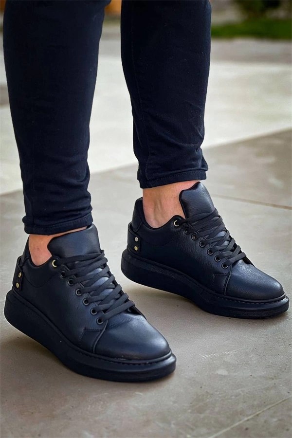 Kb047  Kuback Kömür Cilt Günlük Erkek  Ayakkabı