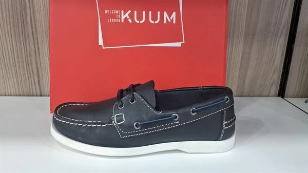 Ki Deri Günlük Giyilebilir Marine Erkek Ayakkabısı