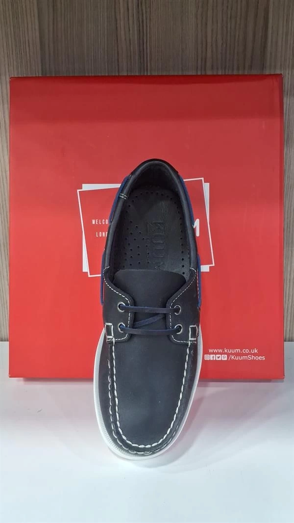 Ki Deri Günlük Giyilebilir Marine Erkek Ayakkabısı