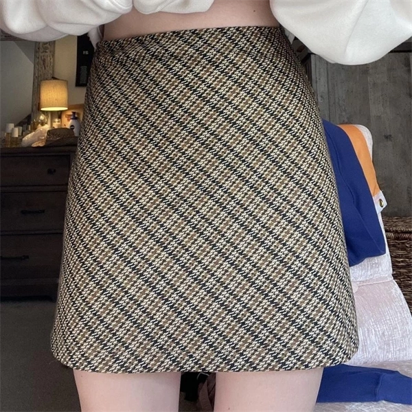 Likralı A Kalite Mini Etek Çokrenkli