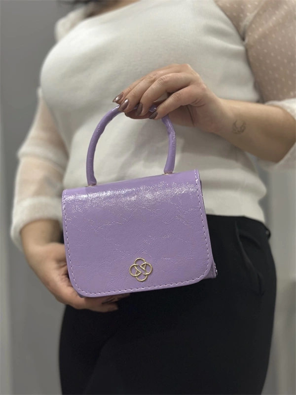 Lila cilt krash çanta