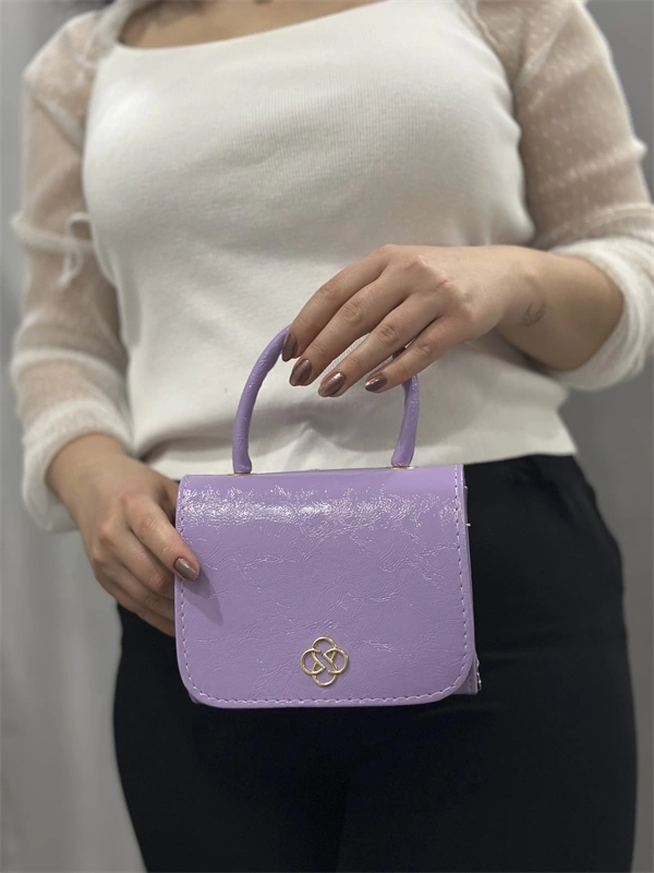 Lila cilt krash çanta