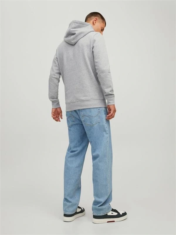 Logo Baskılı Kapüşonlu Erkek Sweatshirt