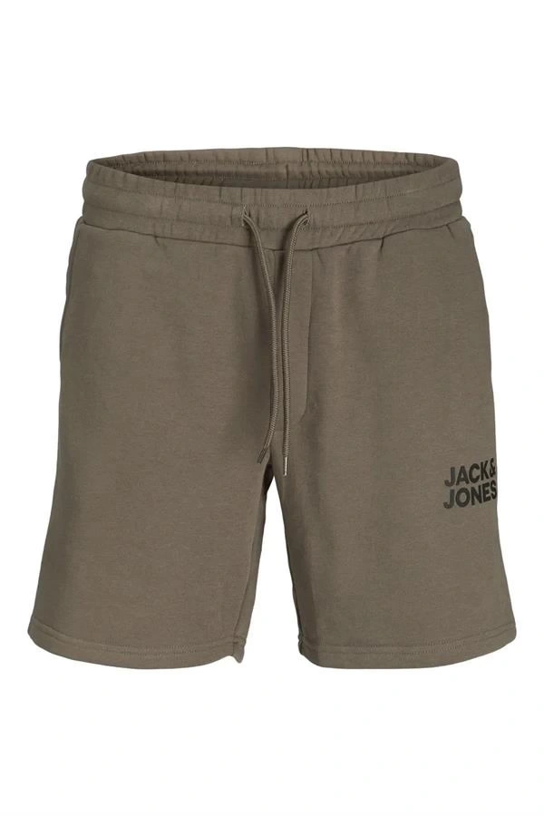 Logo Baskılı Penye Şort