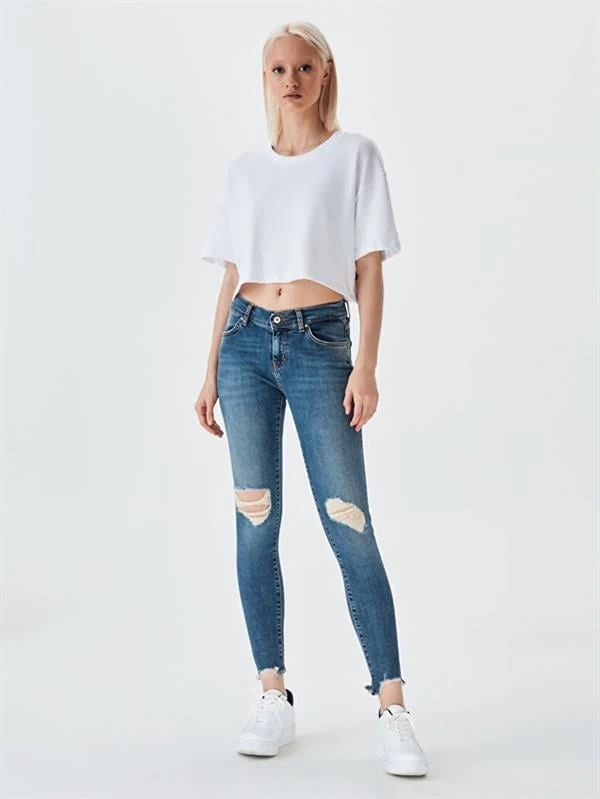 Lonıa Cut Normal Bel Super Skınny Jean