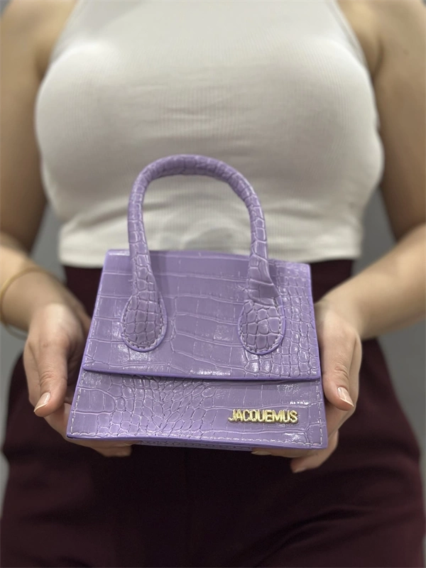 luxe lila cilt çanta