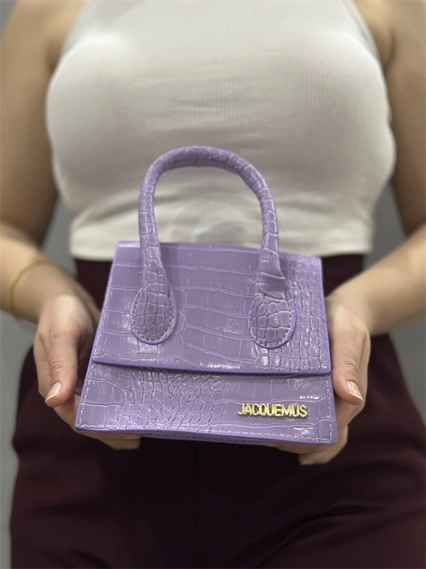 luxe lila cilt çanta