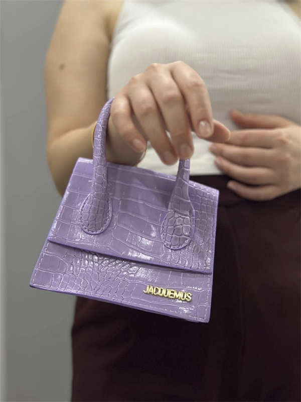 luxe lila cilt çanta