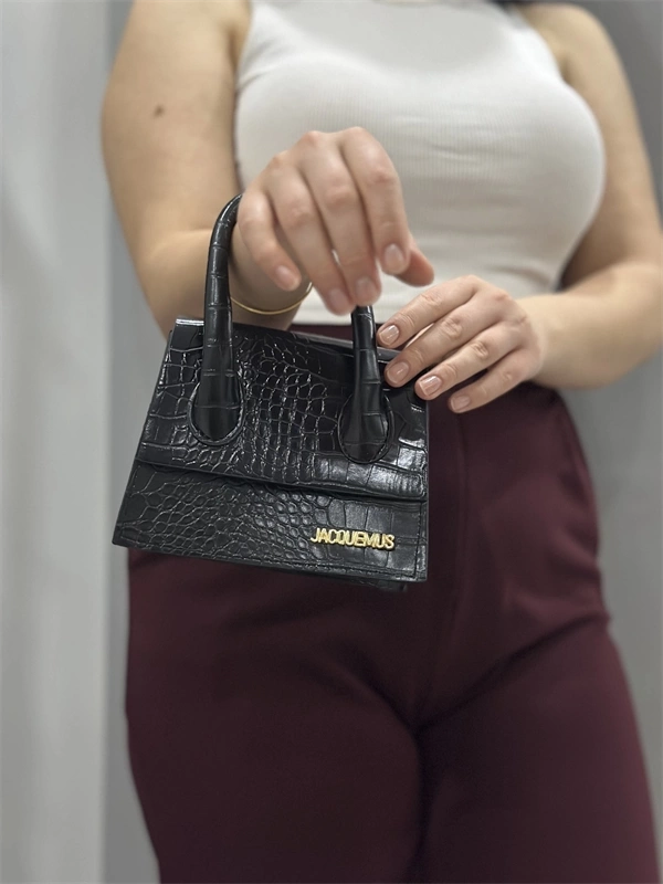 luxe siyah cilt çanta