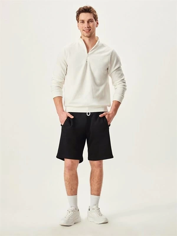 Marıfod Yarım Fermuarlı Dik Yaka Polar